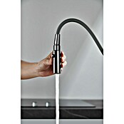 Imex Grifo de cocina extraíble Niza (Black gun metal) | BAUHAUS