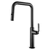 Imex Grifo de cocina extraíble Niza (Negro) | BAUHAUS