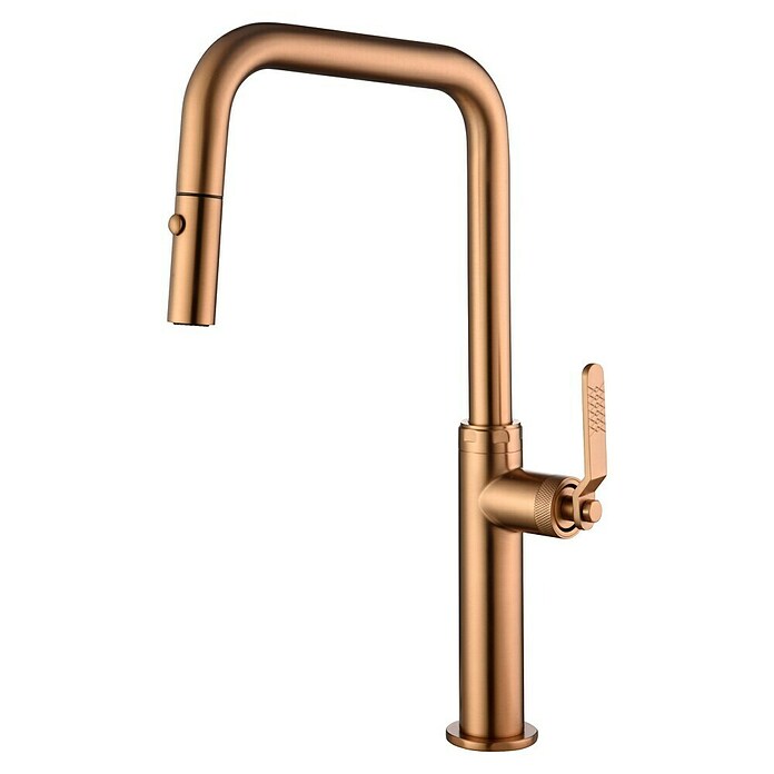 Imex Grifo de cocina extraíble Niza (Oro rosa) | BAUHAUS