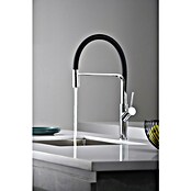 Imex Grifo de cocina flexible Sena (Cromo/Negro) | BAUHAUS