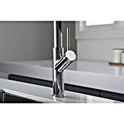 Imex Grifo de cocina flexible Sena (Cromo/Negro) | BAUHAUS