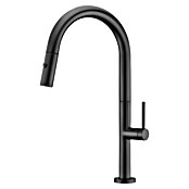 Imex Grifo de cocina extraíble Samoa (Negro) | BAUHAUS