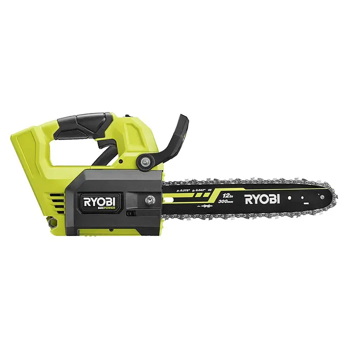Ryobi Max Power Akku-Kettensäge RY36THCSX30A - Li-Ionen, Ohne Akku, Schwertlänge: 30 cm - Ryobi Akku-Kettensäge mit 300 mm Schnittlänge. Ideal zum Beschneiden von Ästen und für kleine Baumfällarbeiten.