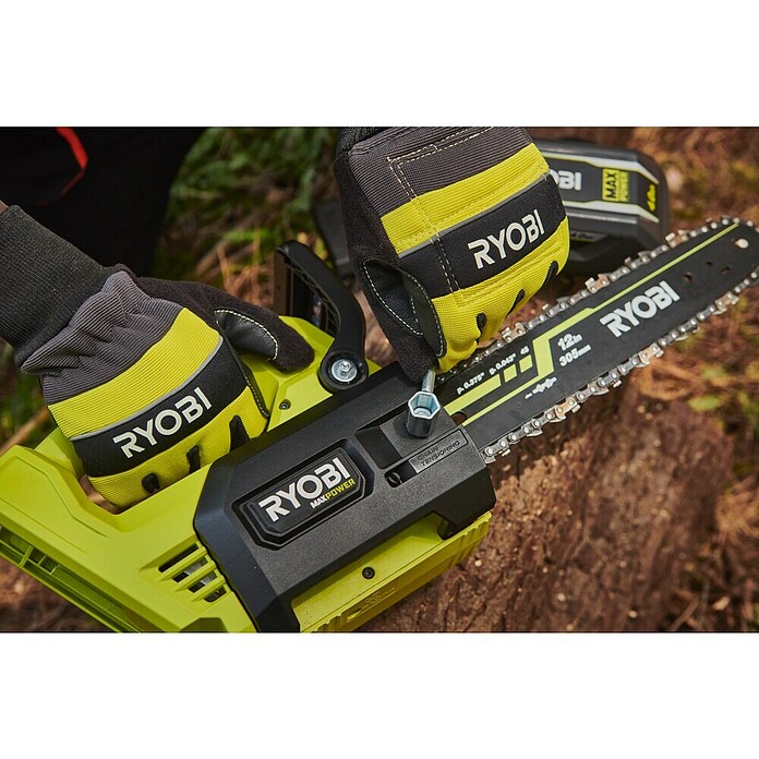 Ryobi Max Power Akku-Kettensäge RY36THCSX30A (Li-Ionen, Ohne Akku, Schwertlänge: 30 cm) | BAUHAUS