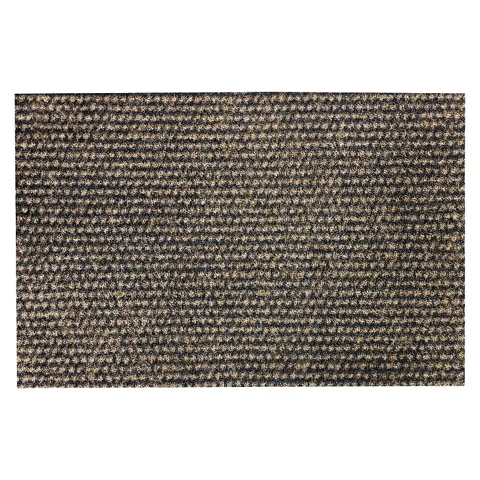 SCHÖNER WOHNEN-Kollektion Fußmatte Punkte - Anthrazit/Braun, 50 x 70 cm - Gemusterte Fußmatte in Braun- und Schwarztönen. Robuster Schmutzfänger für den Eingangsbereich, ideal für drinnen und draußen.