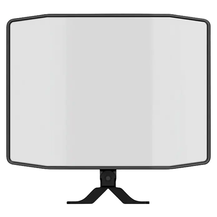 E2 elektro LED-Strahler Pro - 20 W, 2.200 lm, 6.000 K, IP65 - Nahaufnahme eines Videokonferenzlichts. Ideal für klare, professionelle Videoanrufe und Streaming-Setups, das für eine optimale Beleuchtung sorgt.