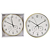 Reloj de pared Termo & Hygro (Diámetro: 38 cm, Oro, Clásico) | BAUHAUS