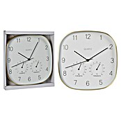 Reloj de pared Termo & Hygro (Diámetro: 28 cm, Oro, Clásico) | BAUHAUS