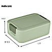 Sunware Sigma home Lunchbox (L x B x H: 17 x 12,3 x 6,1 cm, Grün) | BAUHAUS