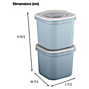 Sunware Sigma home Lunchbox Food to go (L x B x H: 9,3 x 9,3 x 16,7 cm, Farbe: Blau) | BAUHAUS