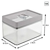 Sunware Sigma home Vorratsdose (L x B x H: 18 x 12 x 11,4 cm, Transparent, Kunststoff) | BAUHAUS