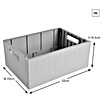Sunware Sigma home Klappbox (L x B x H: 35 x 25 x 14,5 cm, Grau) | BAUHAUS