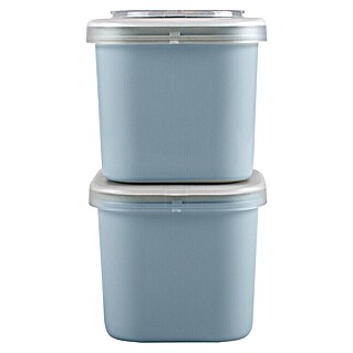 Sunware Sigma home Lunchbox Food to go (L x B x H: 9,3 x 9,3 x 16,7 cm, Farbe: Blau)