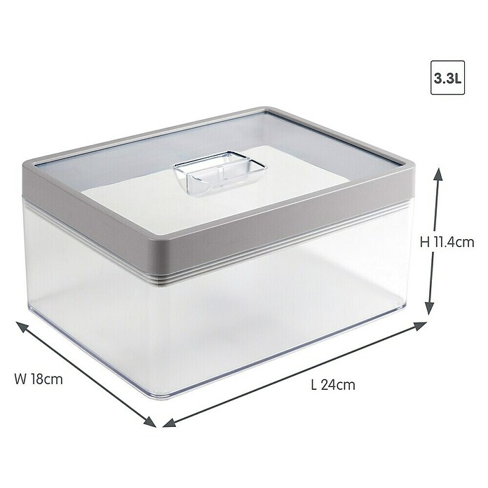 Sunware Sigma home Vorratsdose (L x B x H: 24 x 18 x 11,4 cm, Transparent, Kunststoff) | BAUHAUS