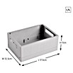 Sunware Sigma home Klappbox (L x B x H: 17,5 x 12,5 x 7 cm, Grau) | BAUHAUS