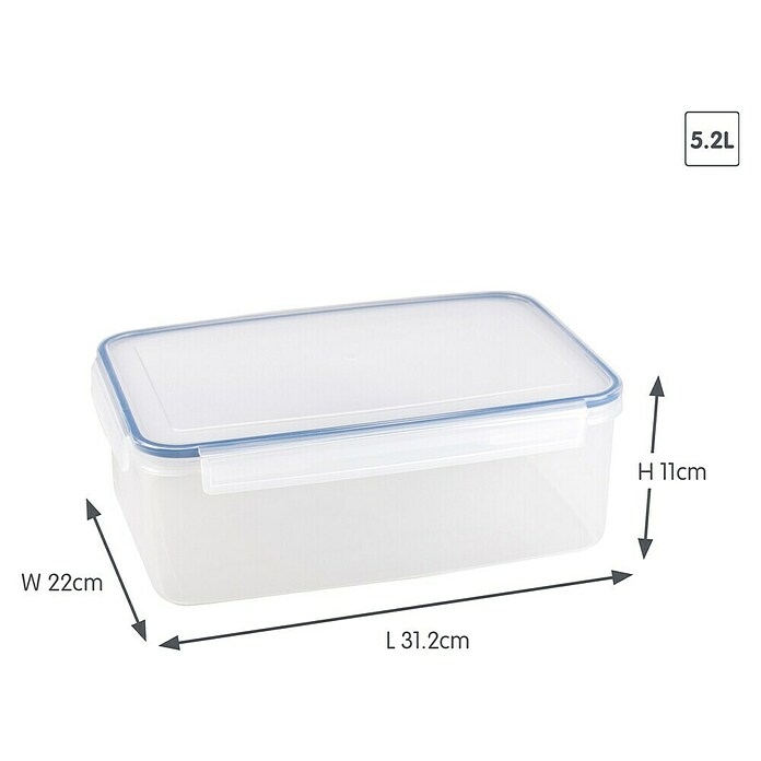 Sunware Frischhaltedose Basic (L x B x H: 31,2 x 22 x 11 cm, Transpatent) | BAUHAUS