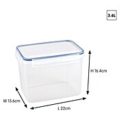 Sunware Frischhaltedose Basic (L x B x H: 22 x 15,6 x 16,4 cm, Transpatent) | BAUHAUS