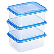 Sunware Gefrierdose Club Cuisine (1,2 l, L x B x H: 17,5 x 14 x 7 cm, Farbe Deckel: Blau) | BAUHAUS