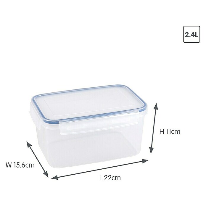 Sunware Frischhaltedose Basic (L x B x H: 22 x 15,6 x 11 cm, Transpatent) | BAUHAUS