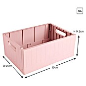 Sunware Sigma home Klapkrat (l x b x h: 35 x 25 x 14,5 cm, Roze) | BAUHAUS