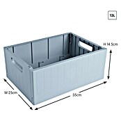 Sunware Sigma home Klapkrat (l x b x h: 35 x 25 x 14,5 cm, Blauw) | BAUHAUS