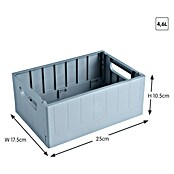 Sunware Sigma home Klapkrat (l x b x h: 25 x 17,5 x 10,5 cm, Blauw) | BAUHAUS