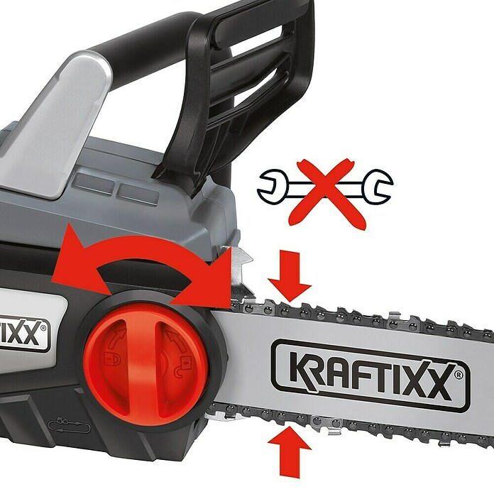 Motosierra de batería KX-AKS1825Li KIT (18 V, 3 Ah, Iones de litio, 1 batería, Longitud de la cuchilla: 25 cm) | BAUHAUS