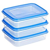 Sunware Gefrierdose Club Cuisine (0,7 l, L x B x H: 17,5 x 14 x 4,4 cm, Farbe Deckel: Blau) | BAUHAUS