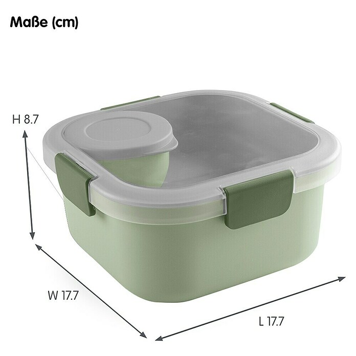 Sunware Sigma home Lunchbox Food to go (L x B x H: 17,7 x 17,7 x 8,7 cm) | BAUHAUS