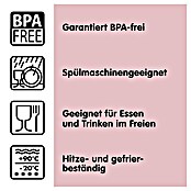 Sunware Sigma home Lunchbox Food to go (L x B x H: 9,3 x 9,3 x 16,7 cm, Farbe: Rosa) | BAUHAUS