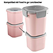 Sunware Sigma home Lunchbox Food to go (L x B x H: 9,3 x 9,3 x 16,7 cm, Farbe: Rosa) | BAUHAUS