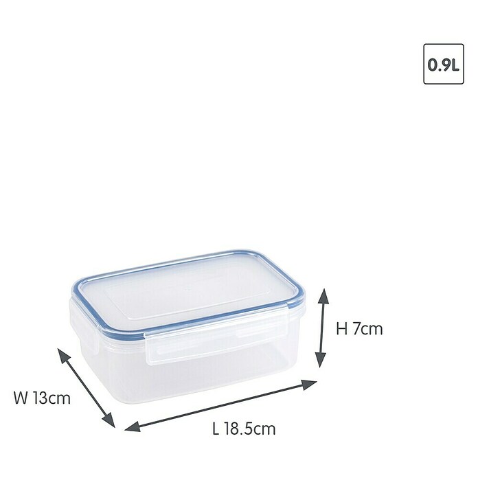 Sunware Frischhaltedose Basic (L x B x H: 18,5 x 13 x 7 cm, Transpatent) | BAUHAUS