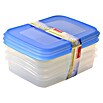 Sunware Gefrierdose Club Cuisine (0,7 l, L x B x H: 17,5 x 14 x 4,4 cm, Farbe Deckel: Blau) | BAUHAUS
