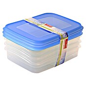 Sunware Gefrierdose Club Cuisine (0,7 l, L x B x H: 17,5 x 14 x 4,4 cm, Farbe Deckel: Blau) | BAUHAUS