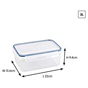 Sunware Frischhaltedose Basic (L x B x H: 22 x 15,6 x 9,4 cm, Transpatent) | BAUHAUS