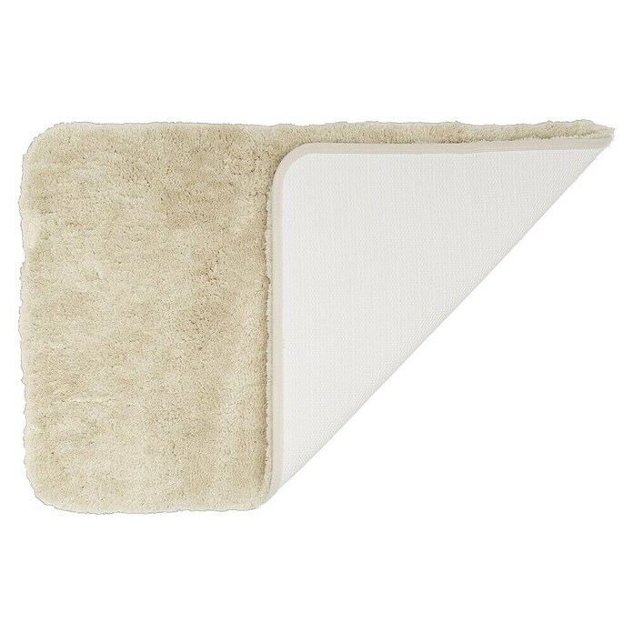 Camargue Badteppich Wuschel (80 x 50 cm, Beige) | BAUHAUS