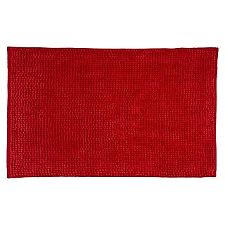 Camargue Badteppich Zottel (50 x 80 cm, Rot, 100% Polyester)