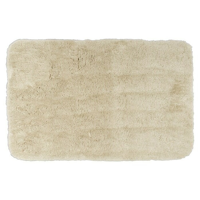 Camargue Badteppich Wuschel (80 x 50 cm, Beige) | BAUHAUS