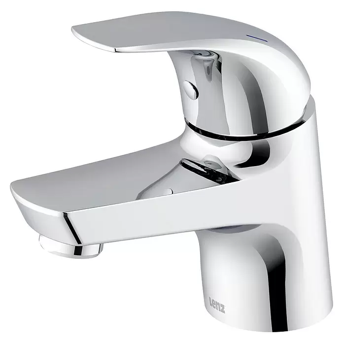 Lenz Waschtischarmatur Cosi - Chrom, Glänzend - Glänzende Chrom-Einhebelarmatur in modernem Design für Bad oder Küche.
