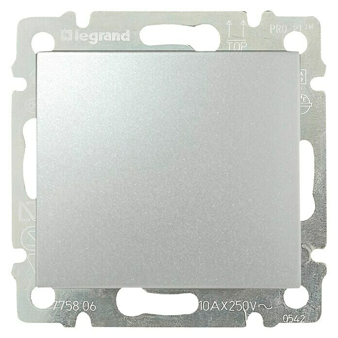 Legrand Wechselschalter Valena (Aluminium, Kunststoff, Unterputz)