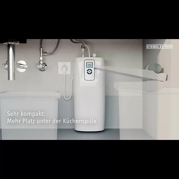 Stiebel Eltron Heißwassersystem HOT 2.6 N Premium + 3in1 b - Durchflussmenge: 2,5 l/min, 95 °C, Gebürstet - HOT 2.6 N Premium I STIEBEL ELTRON