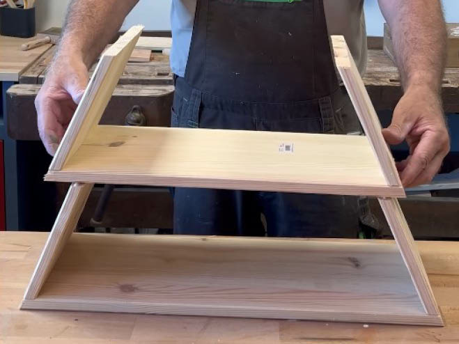 DIY Tannenbaum aus Holz Schritt 5