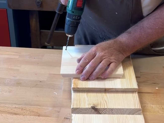 DIY Tannenbaum aus Holz Schritt 3