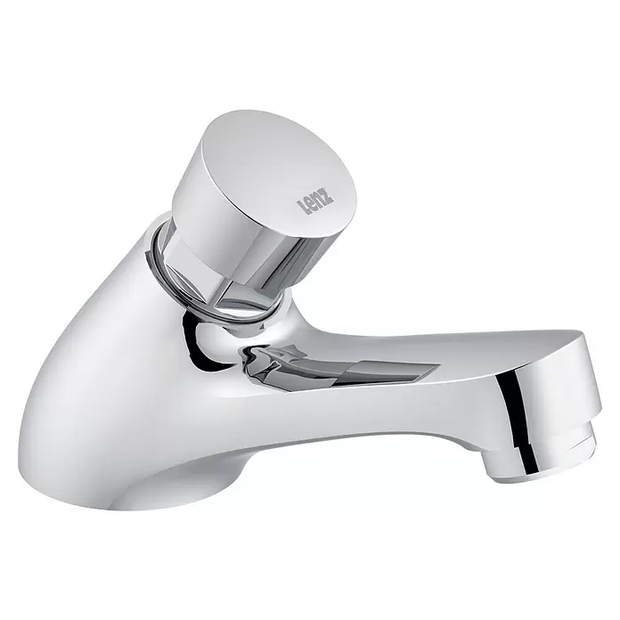 Lenz Kaltwasser-Standventil Keko - Chrom, Glänzend - Schlanke, moderne verchromte Einhebelarmatur mit geschwungenem Design.