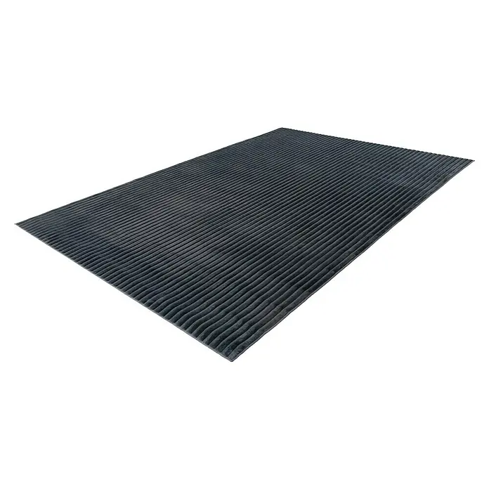 Hochflorteppich Plush - Graphite, 230 x 160 cm, 100 % Polyester - Dieses Bild zeigt einen neuen, rechteckigen Innenraumfilter für Autos mit zahlreichen feinen, parallelen Falten für eine optimale Luftfilterung.