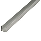 Stabilit Perfil en U (L x An x Al: 2.000 x 20 x 10 mm, Espesor: 2 mm, Aluminio, Anodizado)