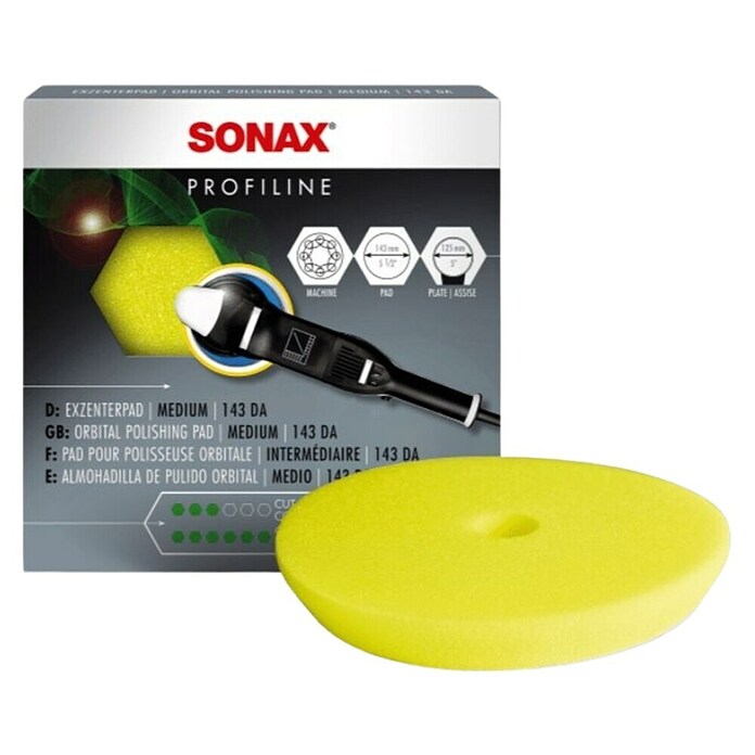 Sonax Jastučić za poliranje Profiline  (Promjer: 143 mm, Žuta) | BAUHAUS