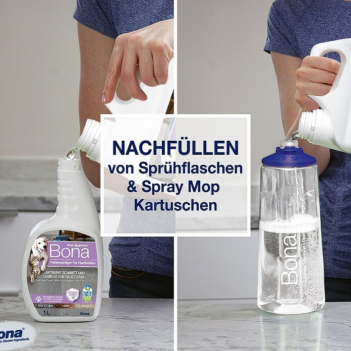 Bona Pet System Reinigungsmittel Tiefenreiniger für Hartböden (2,5 l, Kanister) | BAUHAUS