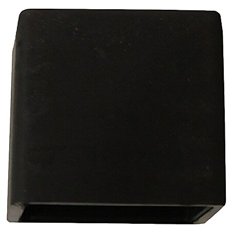 H+S Zauntechnik Abdeckkappe (Passend für: H+S Säule TERRA, 31 x 31 x 31 mm, Schwarz, 1 Stk.)