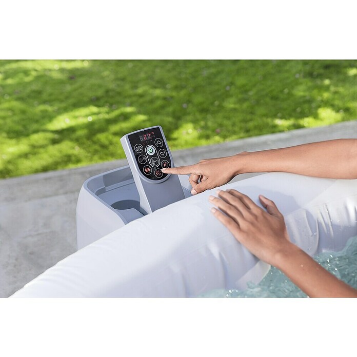 Bestway Lay-Z-Spa Mobil-Whirlpool Miami Air Jet (Ø x H: 196 x 66 cm, Anthrazit, 908 l) | BAUHAUS